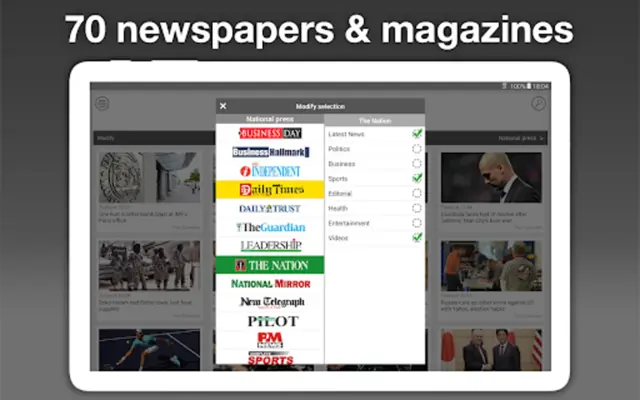 Nigeria Press android App screenshot 3
