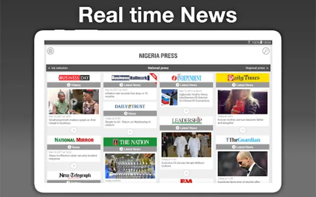Nigeria Press android App screenshot 4